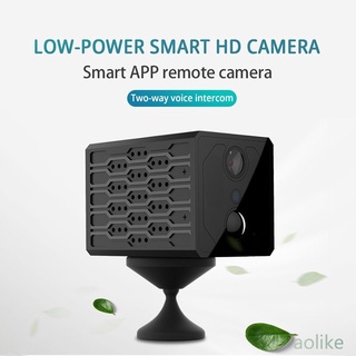 aolike s3 mini cámara ip wifi inalámbrico hd videocámara de movimiento detección con monitoreo en tiempo real y reproducción de vídeo para la seguridad del hogar aolike