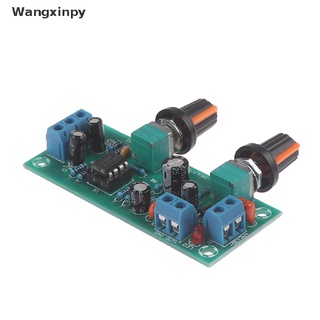 [wangxinpy] Single supply low pass filter board subwoofer preamp board 2.1 channel 10-24v Hot Sale