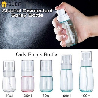 Suer 6 pzs botella De viaje Transparente Transparente recargables botella De Spray vacía Perfume/Multicolor