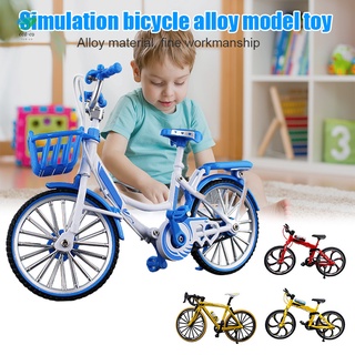 Simulación bicicleta aleación modelo juguete Mini niños juguete creativo juego regalo