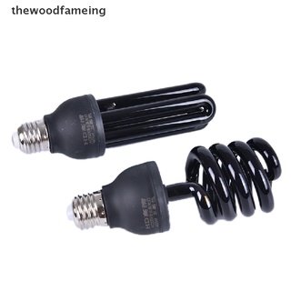 [thewoodfameing] E27 220V 40W luz de baja energía CFL UV bombilla de tornillo ultravioleta violeta lámpara [thewoodfameing] (7)