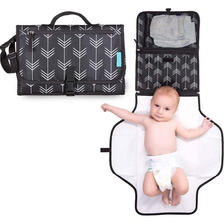 Portátil cambiador de pañales alfombrilla cambiador de pañales impermeable plegable bebé bebé cambiador Kit para viajes en casa