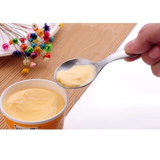 cuchara de acero inoxidable helado postre cuchara niños cuchara vajilla plata
