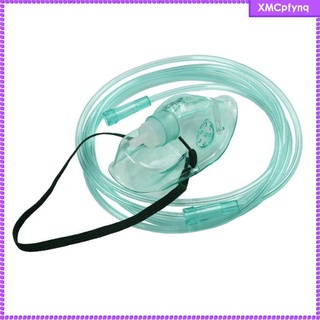 Elongated Oxygen Mask w/ 5.25\\\' Tubing and Adjustable Elastic Strap