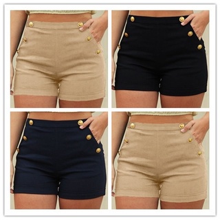 pantalones cortos casuales de moda para mujer/pantalones cortos de verano sexy/hermosos talla grande/fiesta sólida/ajuste nuevo/shorts de cintura alta