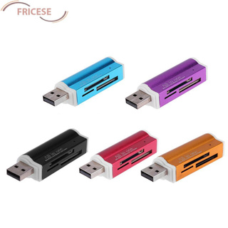 FRICESE Fashion USB2.0 4 en 1 lector de tarjetas de memoria Multi para SD/SDHC/Mini SD/MMC/TF Card/MS (1)