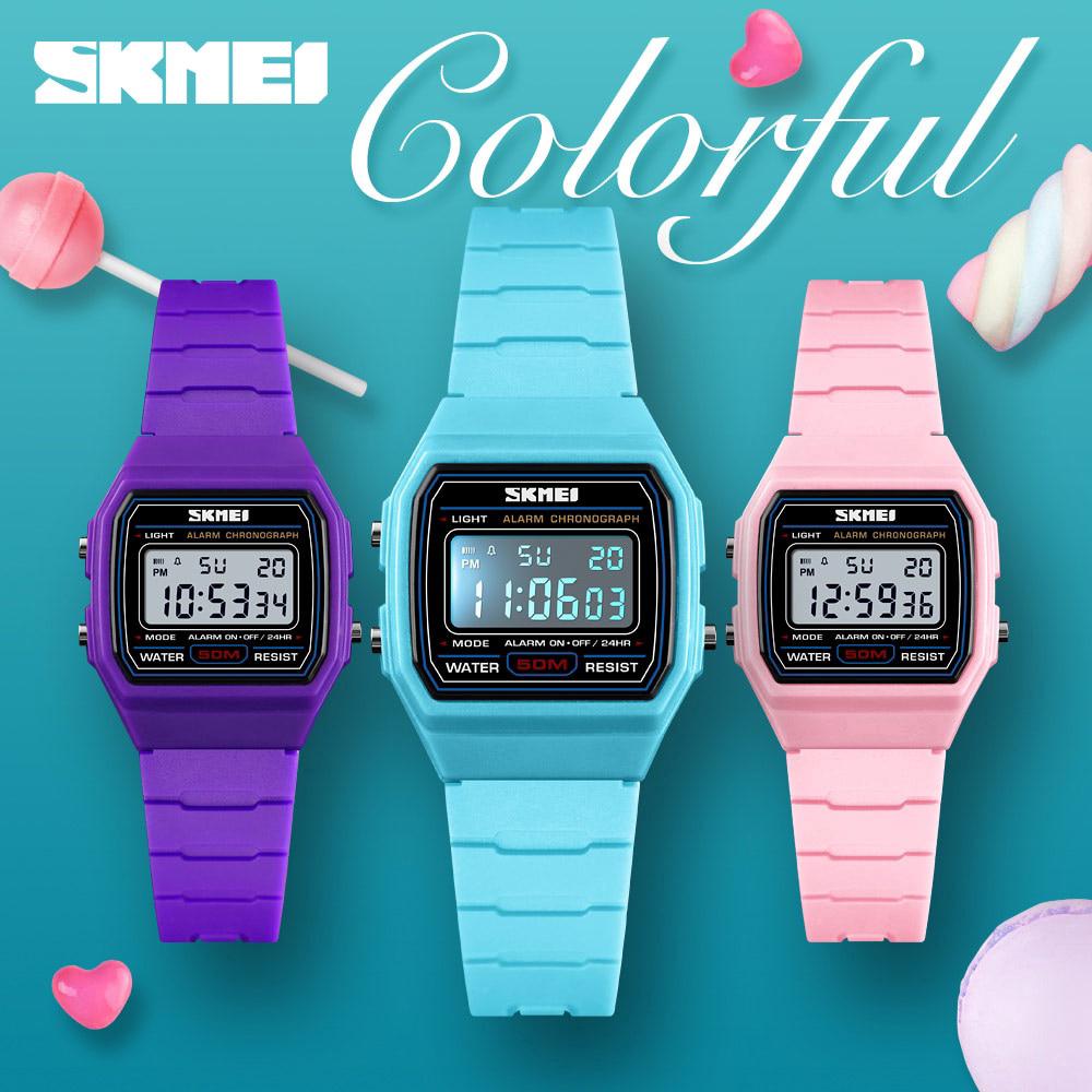 SKMEI 1460 relojes deportivos impermeables reloj despertador Digital (1)