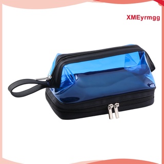 bolsa de aseo unisex con cremallera transparente viaje pequeño dopp kit bolsa de lavado bolsa de lavado