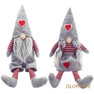 dlophkde feliz navidad de piernas largas suecas santa gnome peluche adorno hecho a mano juguetes vacaciones casa fiesta decoración