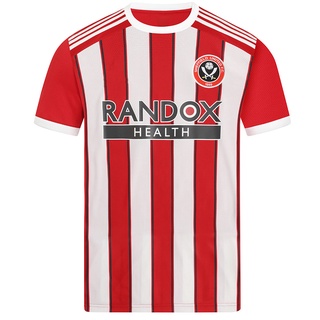 21 / 22 Sheffield United Home I Male Red&White Football Jersey
