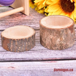 RENGA creativo de madera Natural DIY fabricación mini candelabro maceta decoración del hogar (6)