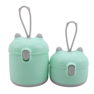 Milk Powder Portioner, Portable Milk Powder Dispenser Container for Travel and Bedroom with Scraper and Spoon