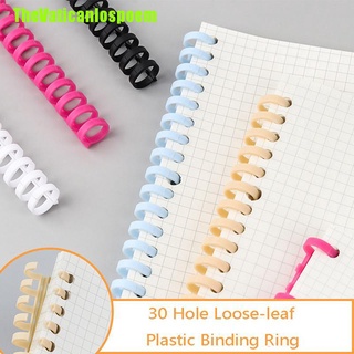 Thevaticanlospoem - anillo de encuadernación de plástico de hoja suelta de 30 agujeros, anillos espirales para papel A4 A5 A6