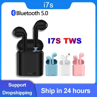 i7s tws Bluetooth 5.0 headset wireless stereo subwoofer in-ear waterproof sports headset