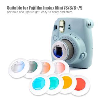 Nearbuy - juego de filtros Flash para cámara instantánea de 4 colores para Fujifilm Instax Mini 7S/8/8+/9 (8)