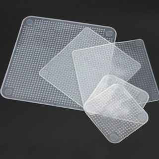 Paquete de silicona elástica y fresca para envolturas de alimentos, herramientas de cubierta (9)
