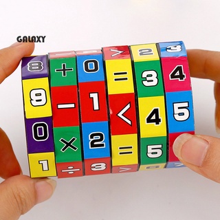 niños mathermatics números cubo mágico juguete rompecabezas mano spinner juego regalos