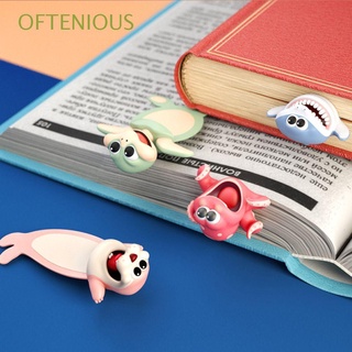 a menudo nuevos marcadores de pvc libro marcadores de dibujos animados estilo animal sello de regalo pulpo serie océano creativo divertido papelería suministros escolares