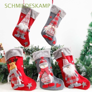 schmiedeskamp grande navidad media chimenea decoración de navidad colgante adorno santa creativo caramelo titular reno bolsa de regalo precioso suministros de vacaciones