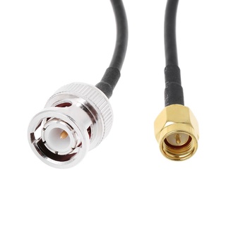 Min Bnc Macho a Sma enchufe Macho cable Conector Rf Coaxial Adaptador De montaje Rg174 (3)