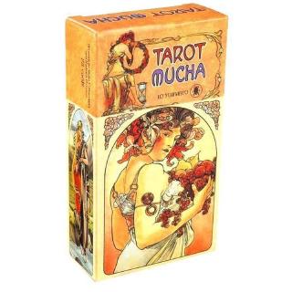 Tarot Mucha 78pcs Card Deck tarot completo inglés juego de cartas tarot cartas misteriosas año 2020 slr