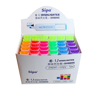 Uu 7 colores lindo tipo con Color caramelo fluorescente marcador de Color de agua rotulador para pintura dibujar (9)