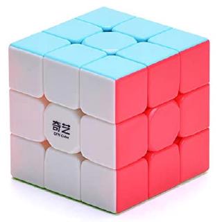 cubo mágico qiyi warrior w 3x3/cubo de velocidad sin calcomanías/rompecabezas de guerrero w 3x3x3/cubo mágico sin pegatinas