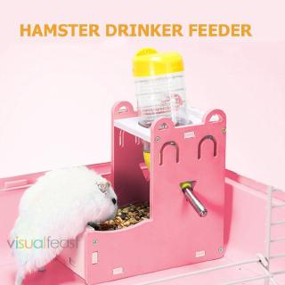 [en stock/visualfeast] hámster nido samll animal automático mascota agua potable botella alimentador de alimentos