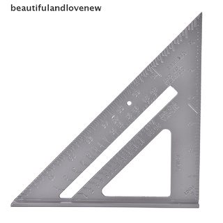 [hermoso y amor nuevo] aleación de aluminio velocidad cuadrada transportador inglete medición de encuadre carpintero (6)