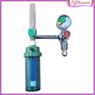 boya tipo cilindro de oxígeno reductor de presión regulador caudalímetro inhalador