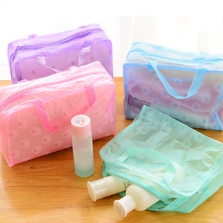Bolsa de almacenamiento de cosméticos impermeable de PVC para mujer organizador de maquillaje creativo hogar compresión viaje bolsa de baño