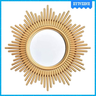 Hytczhce espejos De pared con espejo Redondo/marco dorado/gran decoración Para dormitorio/Sala De Estar/Hotel