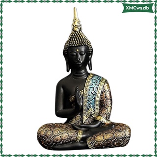 tailandia buda estatua sereno pequeño zen figura feng shui mesa docor