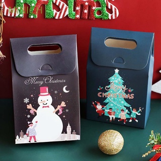 MINICH Creative Christmas Candy Box DIY Candy Bag Packaging Bag Christmas socks Cookies Santa Claus Chocolate Snowman 10pcs Gift Box