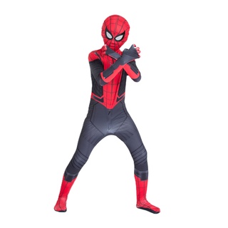 disfraz de cosplay transpirable para niños, diseño de spider man, resistente al desgaste, para decoración (8)