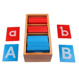 Simhoa1 educativo de madera juguetes de bebé Montessori papel de lija alfabetos junta sensorial juguetes para niños bebé regalos palabras aprendizaje
