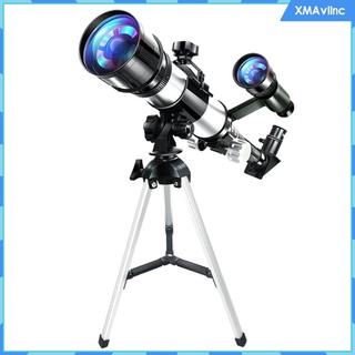 juego de telescopio reflector astronómico de 70 mm y brújula trípode para astronomía,
