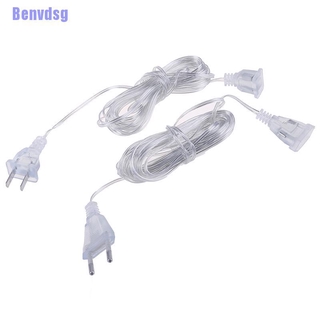 benvdsg> cable extensor de cable de extensión de navidad eu/reino unido de 5 m para cadena de luz led