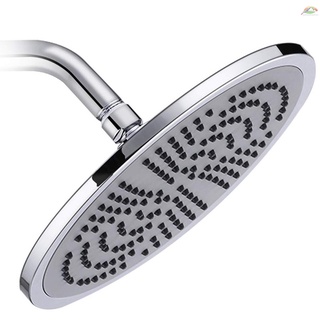 Cabezal de ducha de lluvia de alta presión G1/2 ajustable baño cabeza de ducha Spray cabeza de ducha de acero inoxidable pulido baño cromo lluvia cabezal de ducha redonda de reemplazo