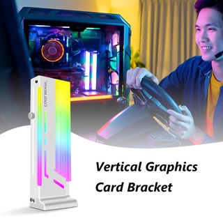 LIVER Coolmoon CM-GH2 Vertical GPU Support Bracket Colorful 5V A-RGB Bracket Computer Graphics Video Card Stand GPU Holder (6)
