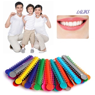 laliks 40pcs 1pack de ligaduras elastoméricas dentales ligaduras de ortodoncia bandas elásticas de goma