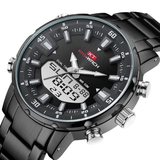 Kat-Wach reloj Masculino deportes digitales relojes hombres impermeable acero militar reloj de cuarzo para hombres reloj de pulsera Relogio Masculino