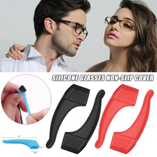 1 par de cómodas gafas antideslizantes retenedores de silicona accesorios manga gancho de oreja para deportes de trabajo