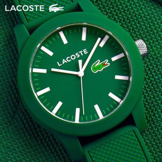 ☘️ CZ 10 Colores Lacoste Reloj Para Hombres Mujeres De Goma (1)