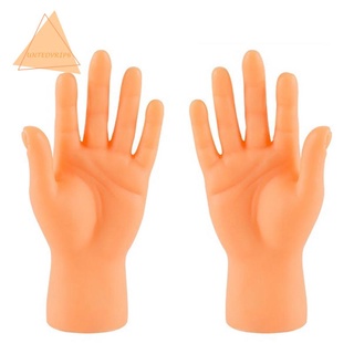 2 pzs Mini dedos divertidos juguetes creativos De mano juguetes De Teaser De mano pequeña juguete para mascotas