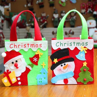 Color Santa Christmas Candy Gift Bag