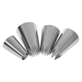 nne. 4Pcs/Set Piping Icing Nozzle Tip Cream DIY Baking Tools For Cake And Pastry Decoration Stainless Steel (7)