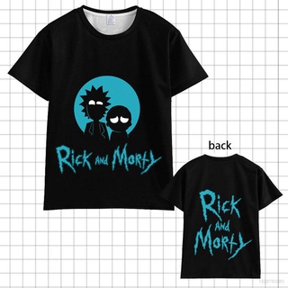 Nuevo Rick and Morty camiseta de manga corta dibujos animados Rick Scientist Tops camisa suelta cuello redondo parejas regalos de moda