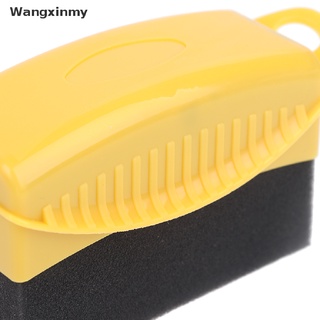 [wangxinmy] esponja de cera para pulir rueda de coche, plástico, cepillo de limpieza, cepillo de esponja