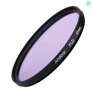 O & G Andoer 67 mm UV+CPL+FLD+ND(ND2 ND4 ND8) Kit de filtro de fotografía ultravioleta Circular polarizante filtro de densidad neutro fluorescente para Nikon Canon Sony Pentax DSLRs